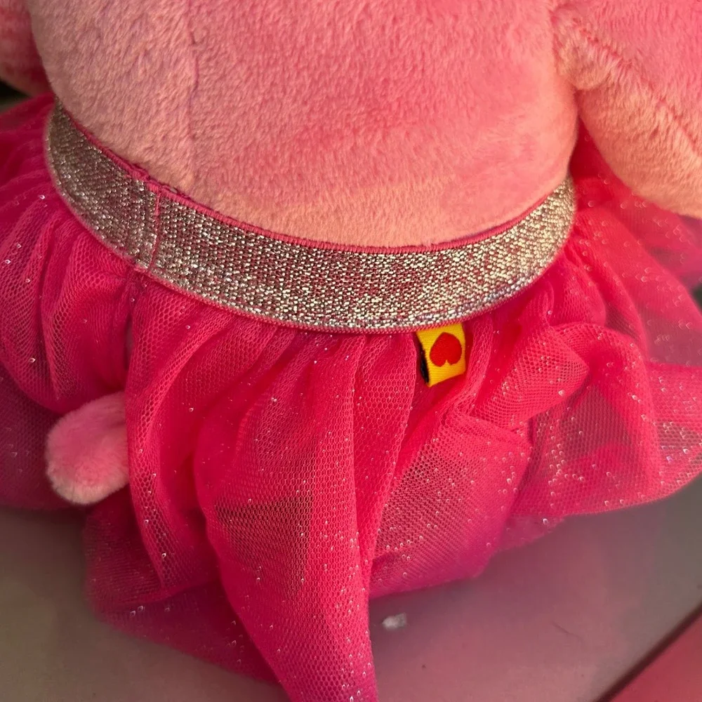 Build-A-Bear Hello Kitty Plush Pink 2012 Leopard Print Bow Tutu Stuffed Animal